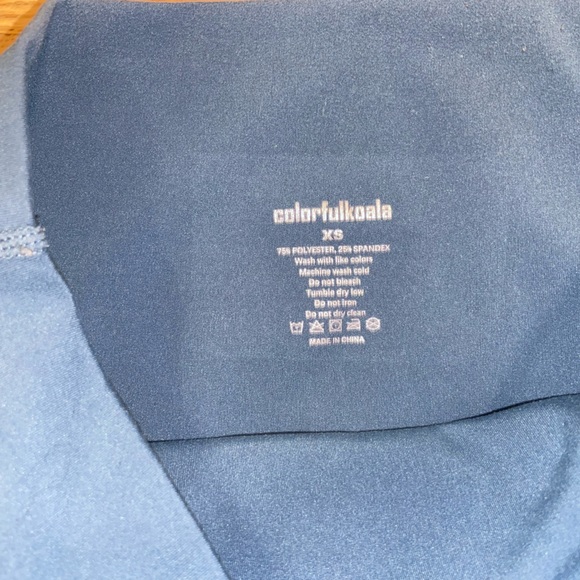 Colorfulkoala Steele blue leggings 25” - Picture 3 of 3